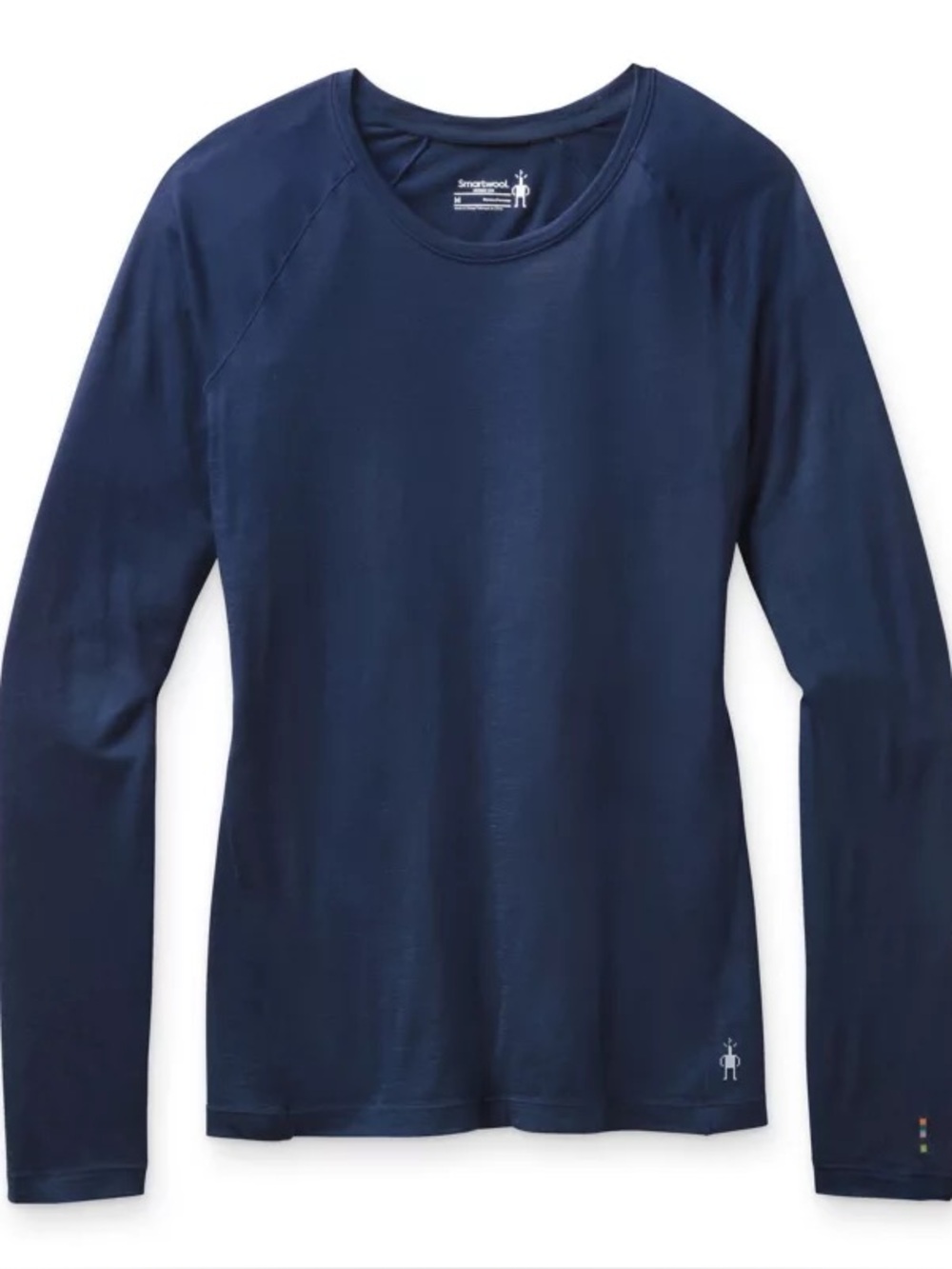 Smartwool Women's Merino Classic Plant Based Dye Indigo Long-Sleeve Scoop Size M